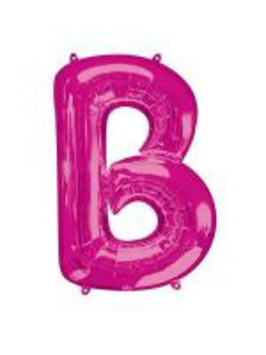 Picture of PINK LETTER B FOIL BALLOON